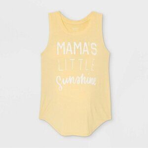 Isabel Maternity | Yellow "Mama's Little Sunshine" Tank Top | Size Extra Small